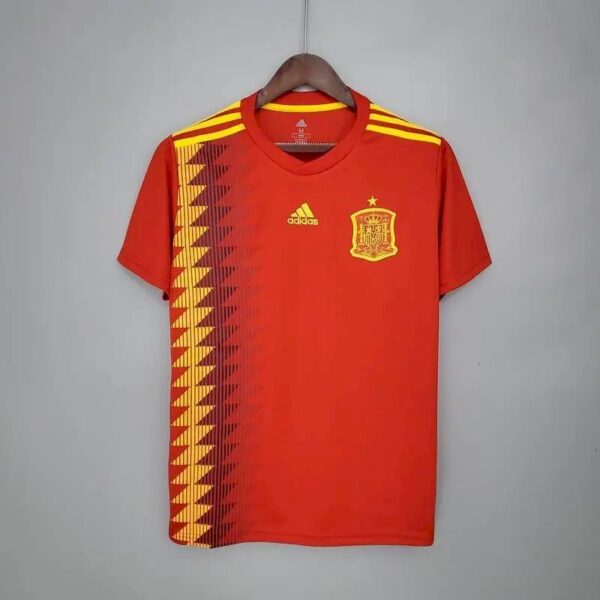 Spain 2018 Home Retro Jersey 58769