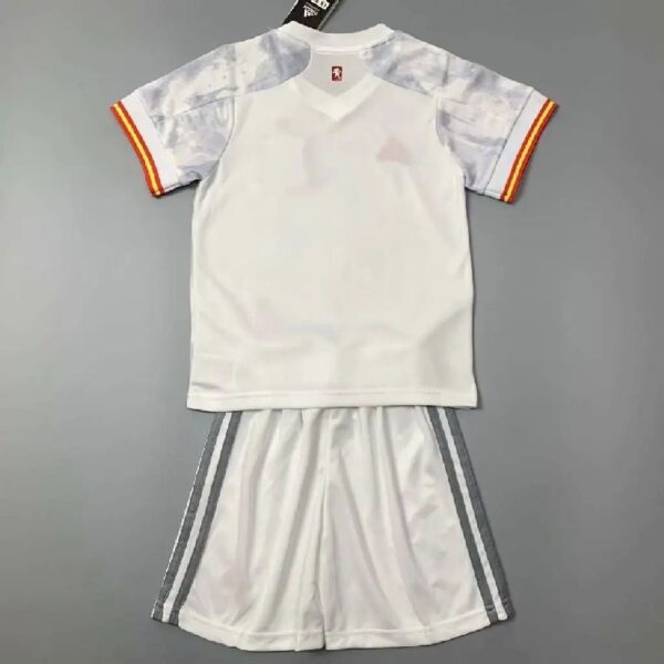 Spain 2021 Away Kids Jersey And Shorts Kit 37728 1