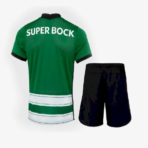 Sporting Cp 202223 Home Kids Jersey And Shorts Kit