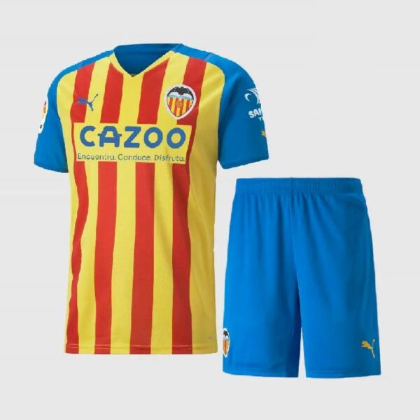 Valencia Cf 202223 Third Kids Jersey And Shorts Kit 47388