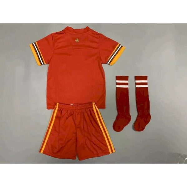 Wales 2020 Home Kids Jersey And Shorts Kit 1