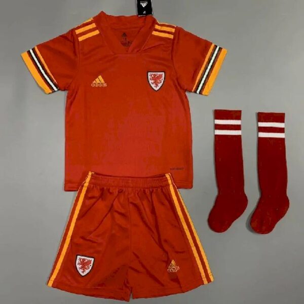 Wales 2020 Home Kids Jersey And Shorts Kit 37185