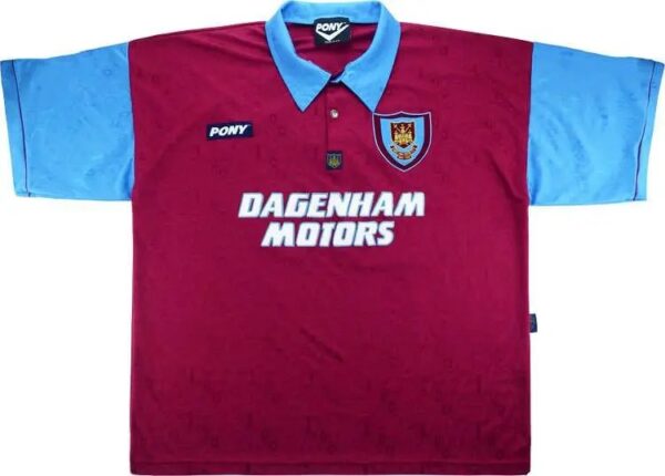 West Ham United 1995 1997 Home Retro Jersey