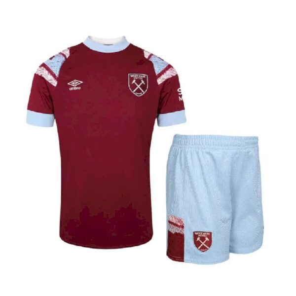 West Ham United 202223 Home Kids Jersey And Shorts Kit 42832 1