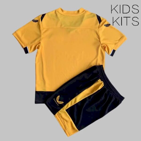 Wolves 202223 Home Kids Jersey And Shorts Kit