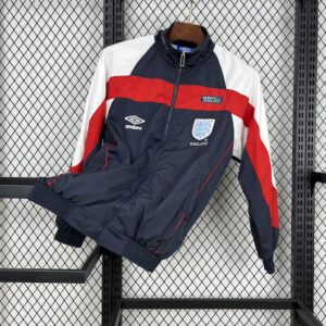 England 1998-99 Umbro Track Dark Blue Jacket-XXL