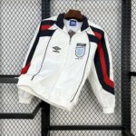 England 1998-99 Umbro Track White Jacket-XXL