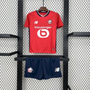 Lille OSC 2024/25 Home Jersey Kids Kit-28(12-13Y)