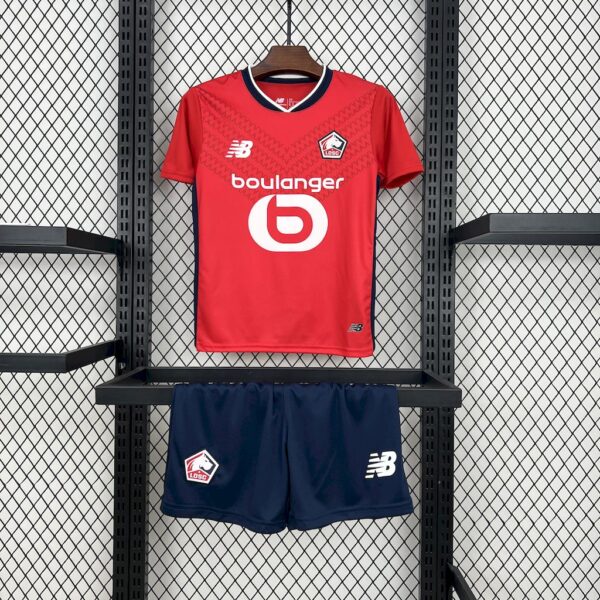 Lille Osc 2024/25 Home Jersey Kids Kit-28(12-13Y)