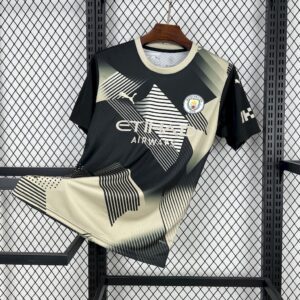 Manchester City 2025/26 Black and yellow concept version Jersey-XXL