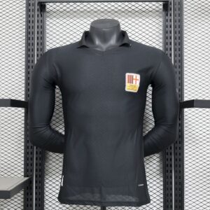 AC Milan 2024/25 125th Black goalkeeper Retro Long Sleeves Jersey Player Version-XXL