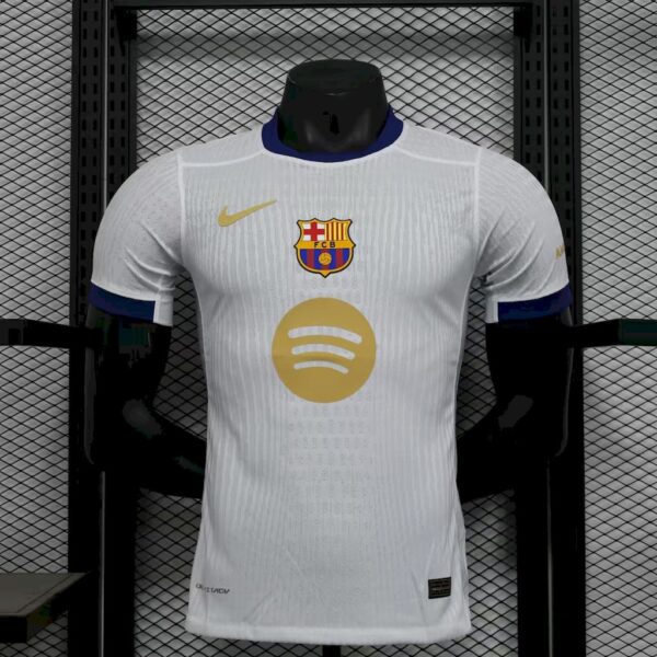 Barcelona 2024/25 White Exposure Version Jersey Player Version-Xxl