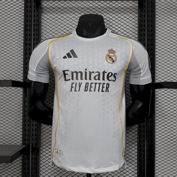 Real Madrid 2025/26 Home Jersey Player Version-Xxl