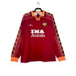 AS Roma 1998/99 Home Long Sleeve Retro Jersey-XXL