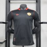 Manchester United 2025/26 Black Terrace Icons Jersey Player Version-XXL