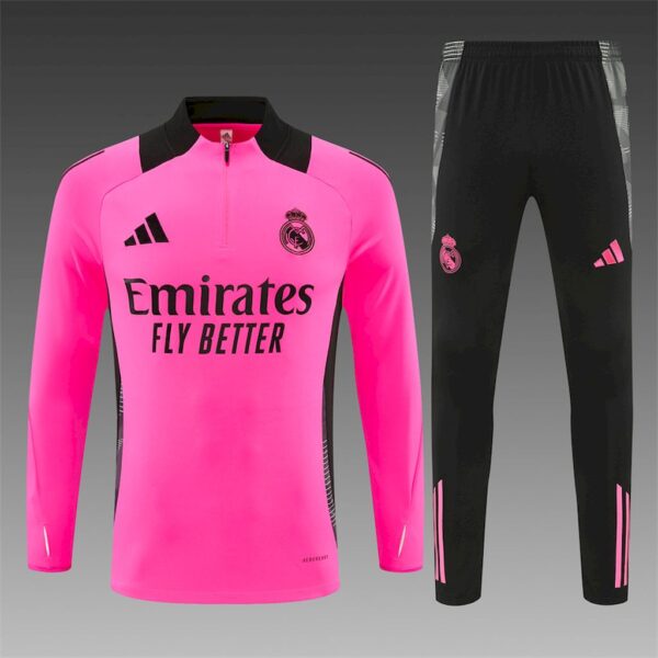 Real Madrid 2024/25 Half-Zip Adult Sweater+Pant 14001-Xxl